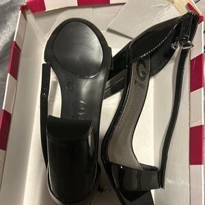 Woman’s open toe heel